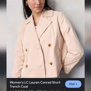 Women's Cropped Trench Coat